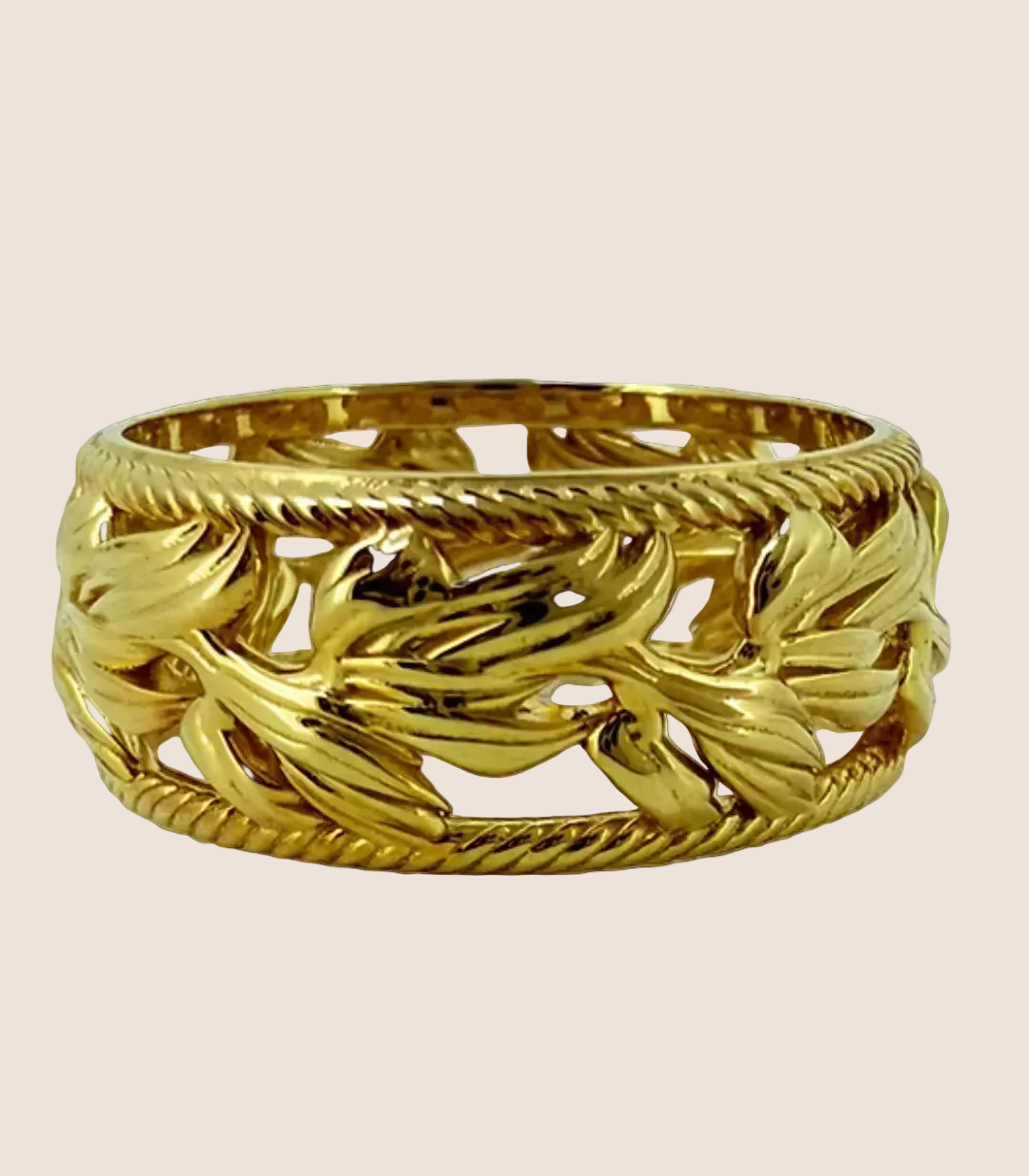 Golden Grove Filigree Ring