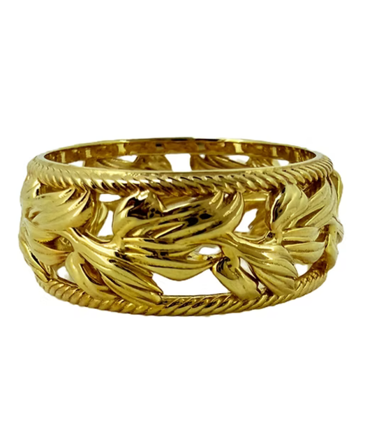Golden Grove Filigree Ring