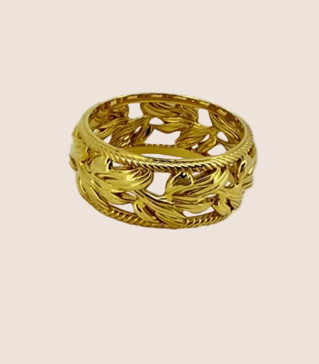 Golden Grove Filigree Ring