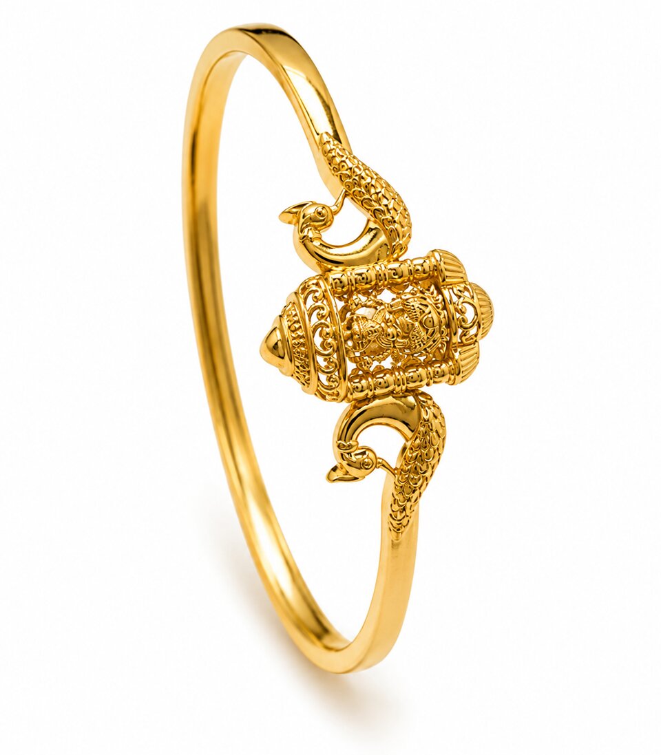 Gold Floral Knot Adjustable Bracelet