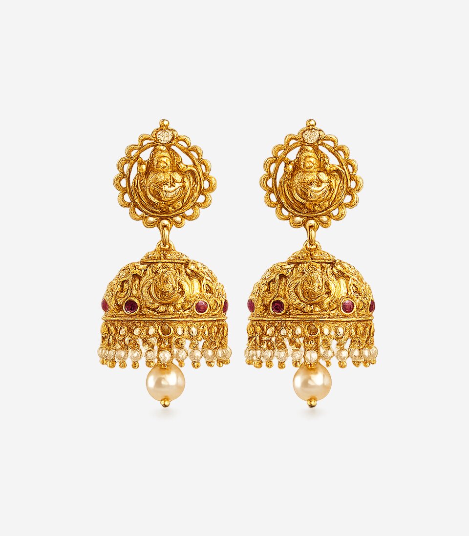 Classic Dome Jhumka Earrings
