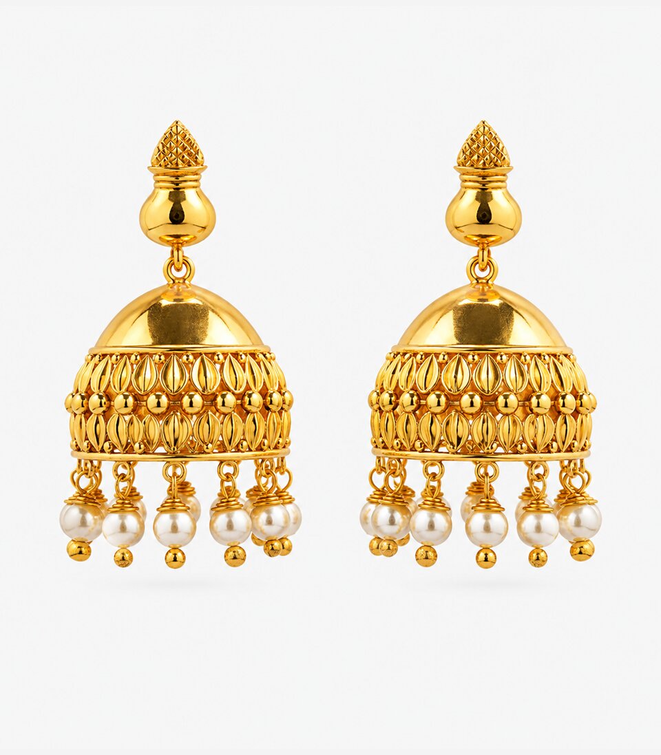 Traditional Bell Jhumka Earrings