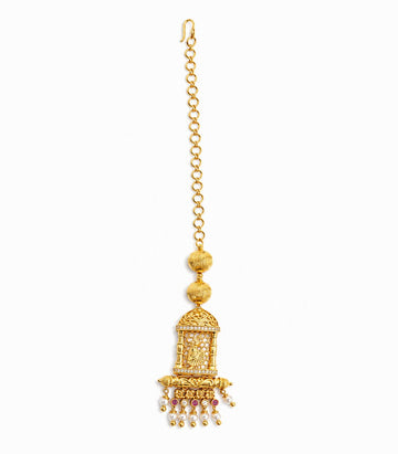 Temple Bell Jhumka Maang Tikka