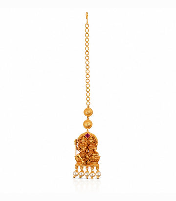 Temple Dome Drop Maang Tikka