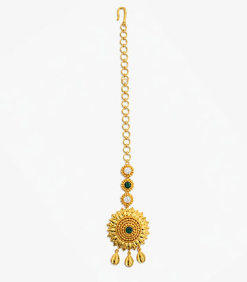 Sunflower Pendant Maang Tikka