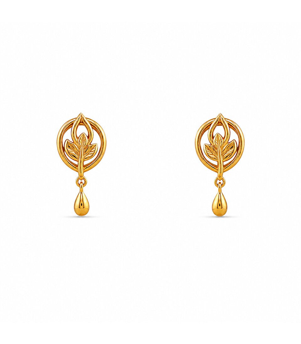 Pearl Accent Stud Earrings