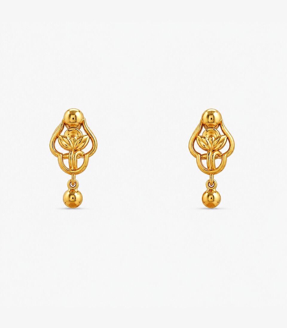 Regal Pendant Stud Earrings