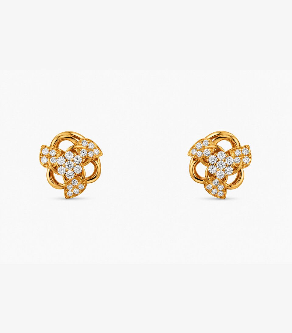 Infinity Knot Stud Earrings