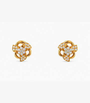 Infinity Knot Stud Earrings