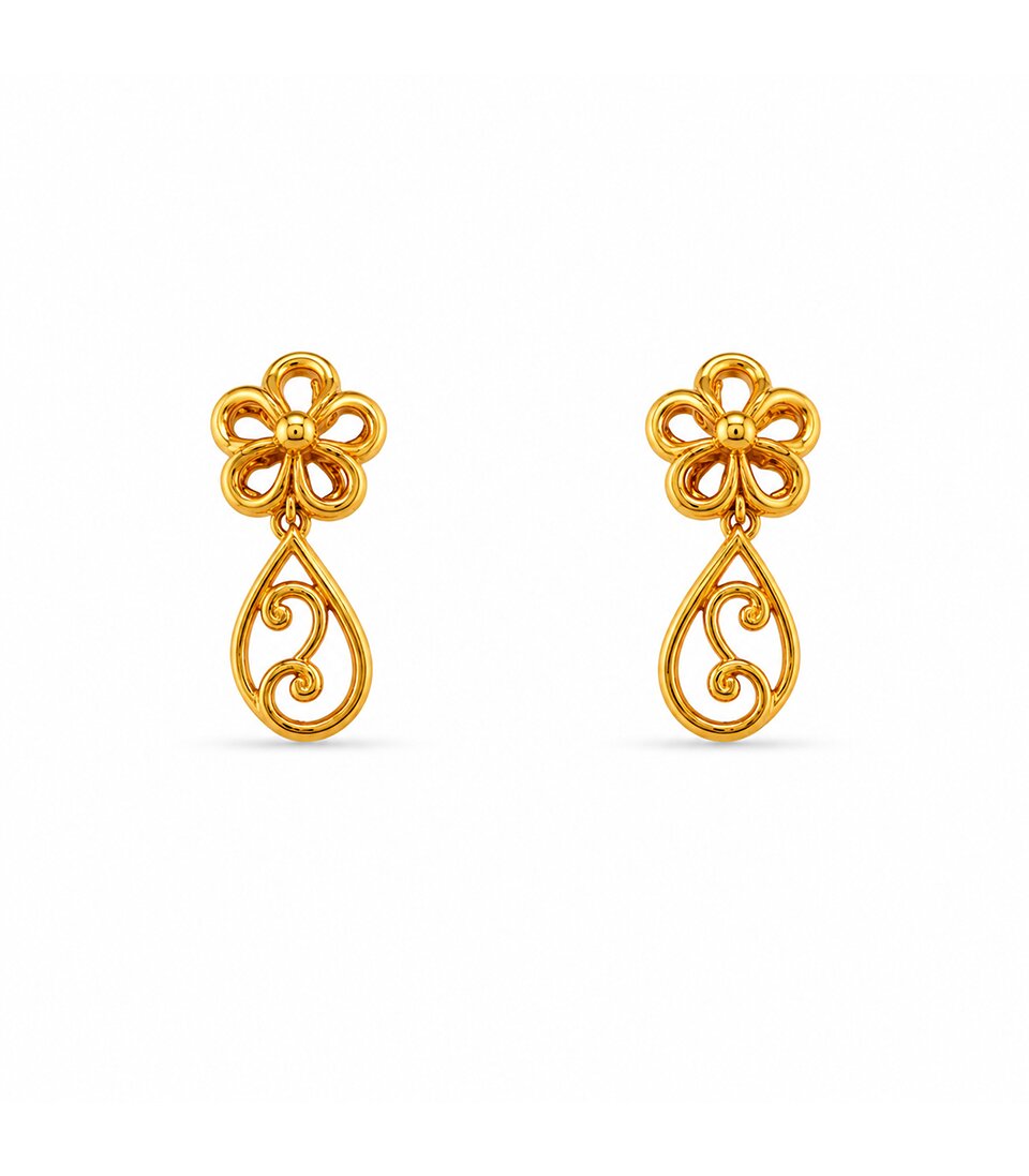 Infinity Loop Drop Earrings