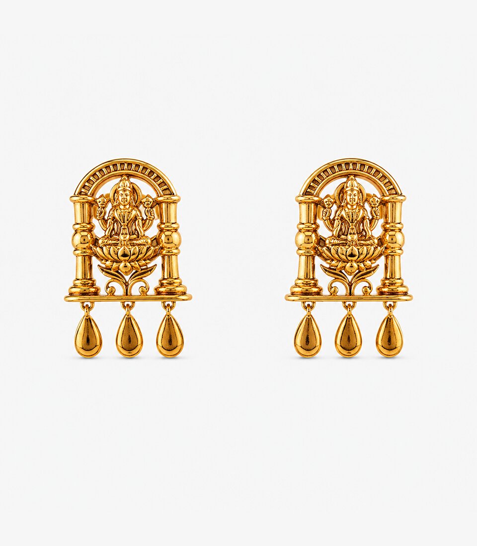 Royal Jhumka Stud Earrings