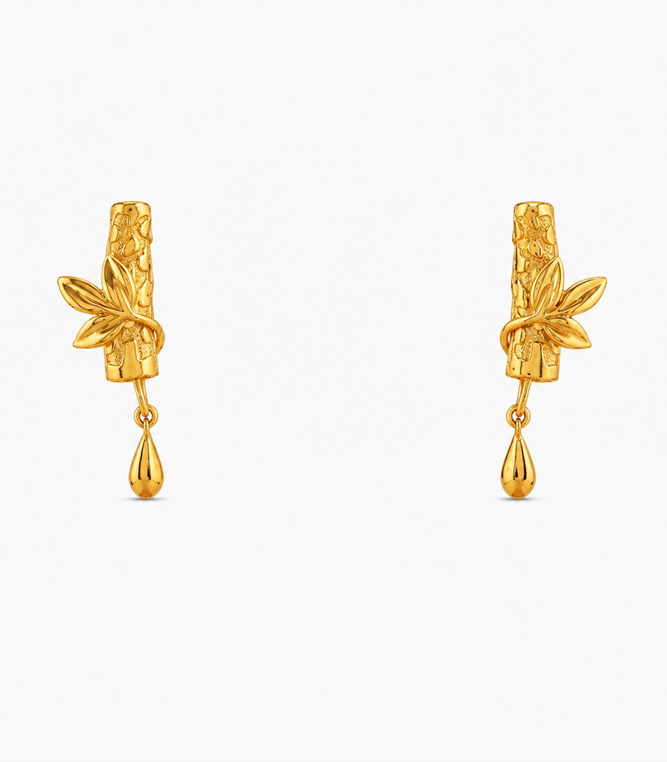 Lightning Bolt Stud Earrings