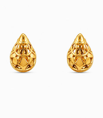 Antique Paisley Stud Earrings