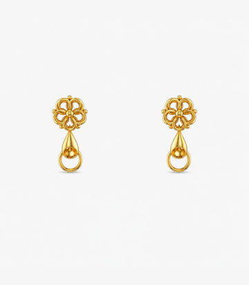 Classic Drop Stud Earrings