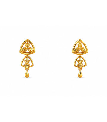Crown Charm Stud Earrings