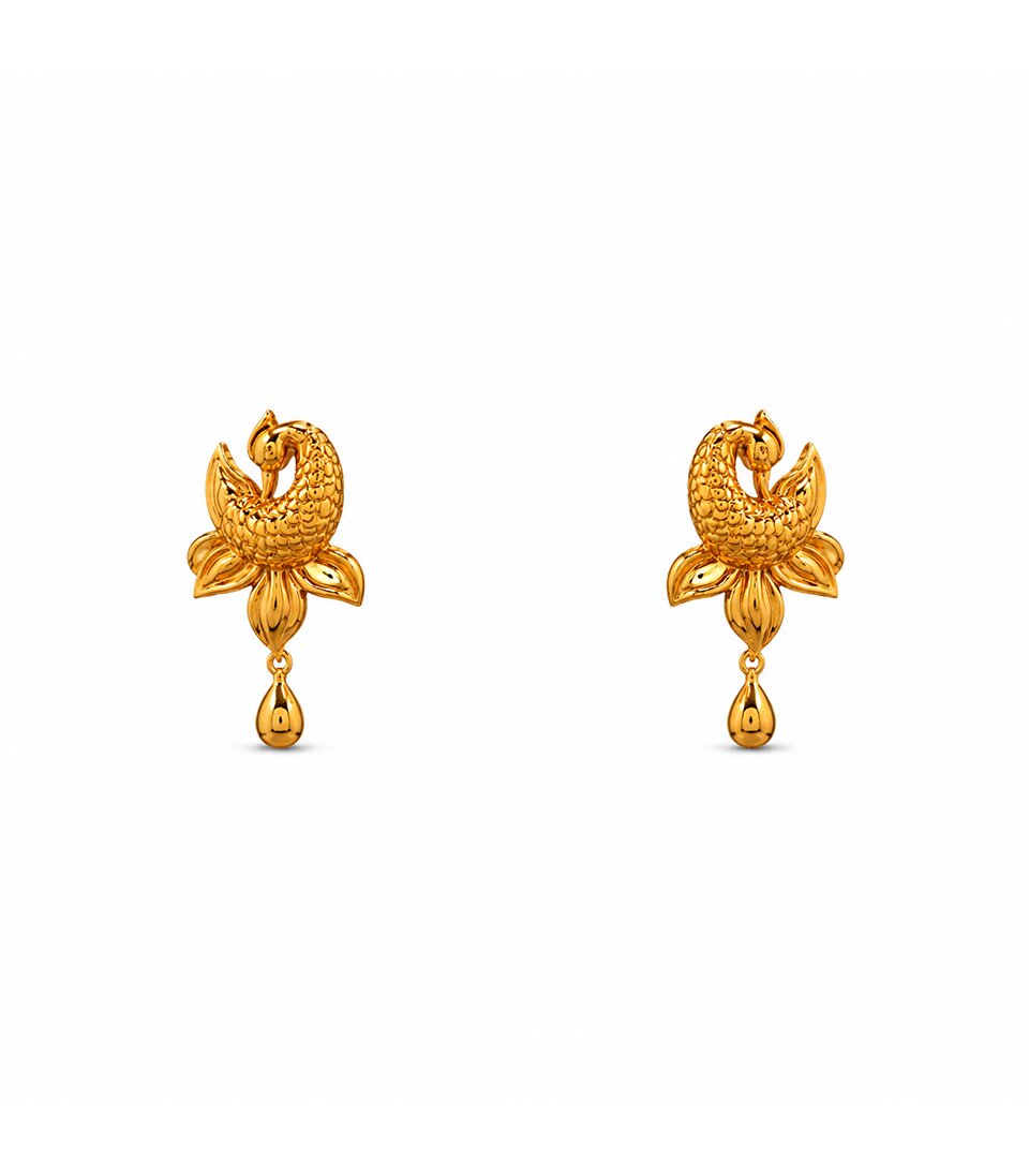 Butterfly Blossom Stud Earrings