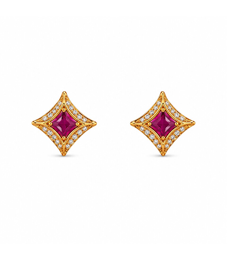 Ruby Kite Stud Earrings