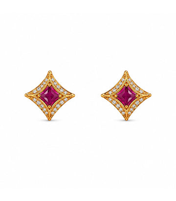 Ruby Kite Stud Earrings